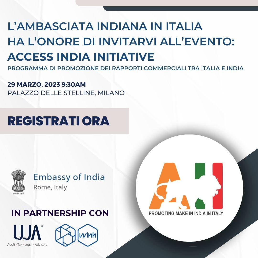 Invito all'Evento Access India Initiative